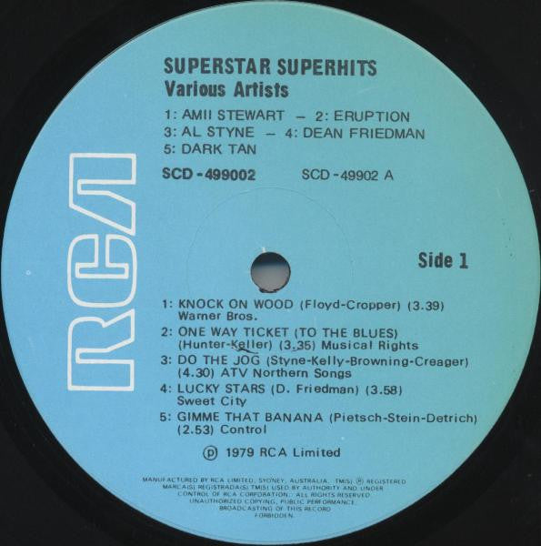 Various : Superstar Superhits (LP, Comp)