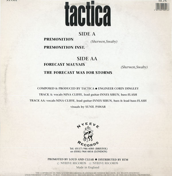 Tactica : Premonition (12")