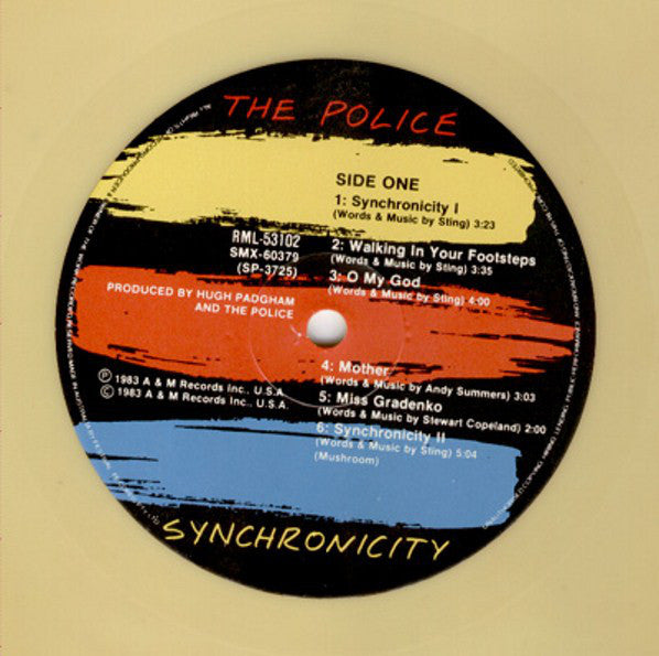 The Police : Synchronicity (LP, Album, Ltd, RE, Yel)