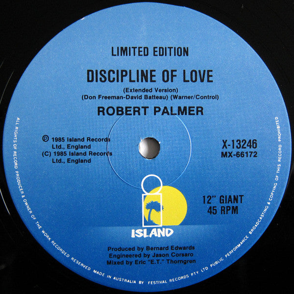 Robert Palmer : Addicted To Love (12", Single, Ltd)