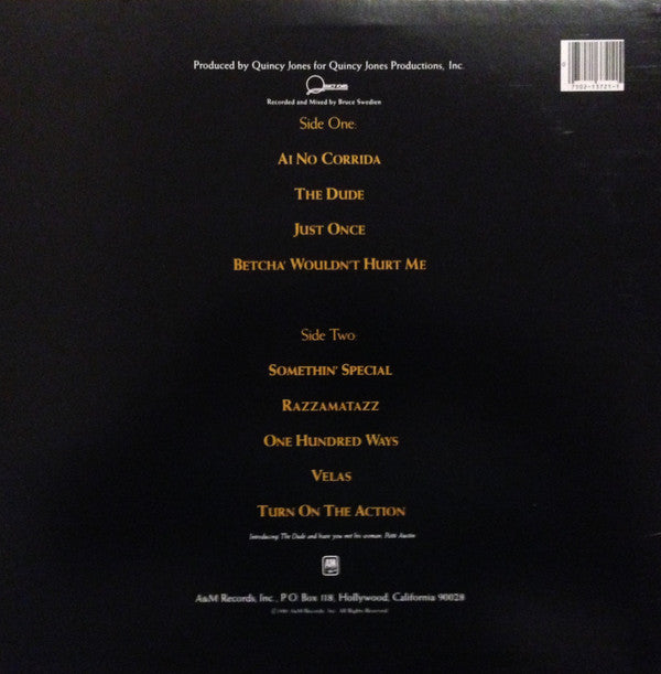 Quincy Jones : The Dude (LP, Album, x -)