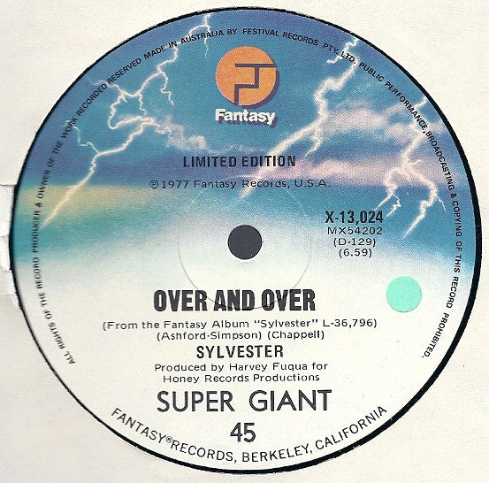 Sylvester : I (Who Have Nothing) / Over And Over (12", Ltd)