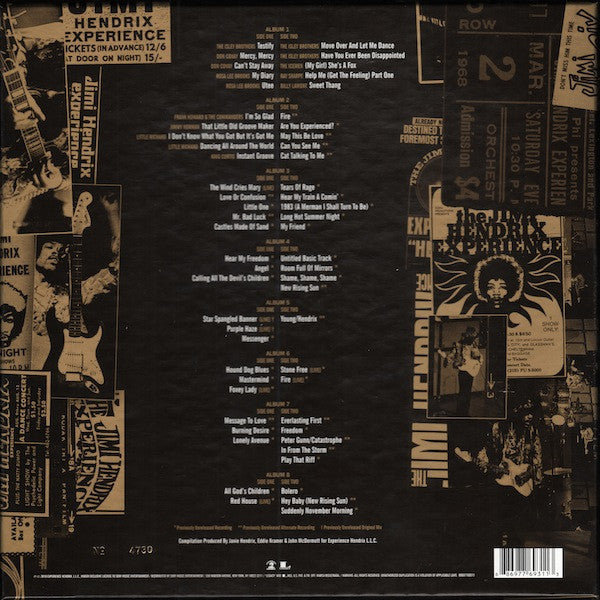 Jimi Hendrix : West Coast Seattle Boy: The Jimi Hendrix Anthology (8xLP, 180 + Box, Comp, Ltd, Num)