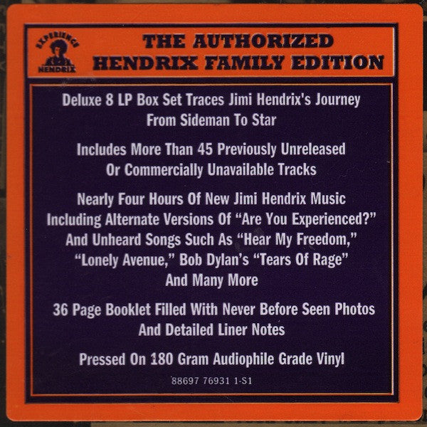 Jimi Hendrix : West Coast Seattle Boy: The Jimi Hendrix Anthology (8xLP, 180 + Box, Comp, Ltd, Num)