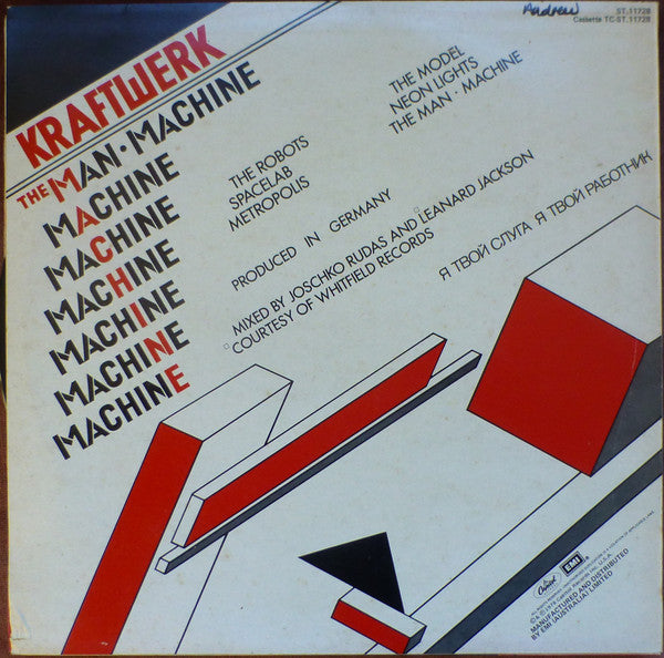 Kraftwerk : The Man Machine (LP, Album)