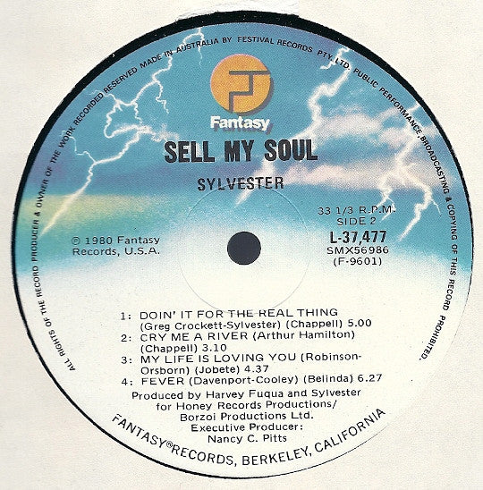 Sylvester : Sell My Soul (LP, Album)
