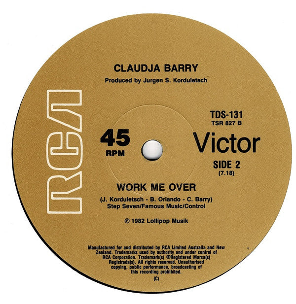 Claudja Barry : I Will Follow Him (12")