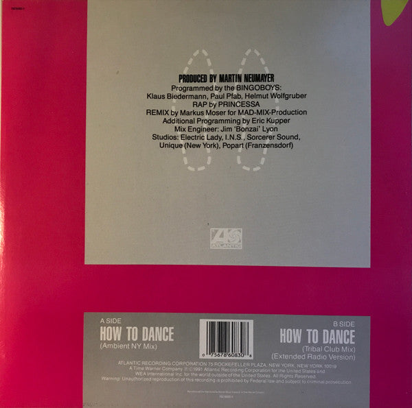 Bingoboys Featuring Princessa (2) : How To Dance (12", Maxi)