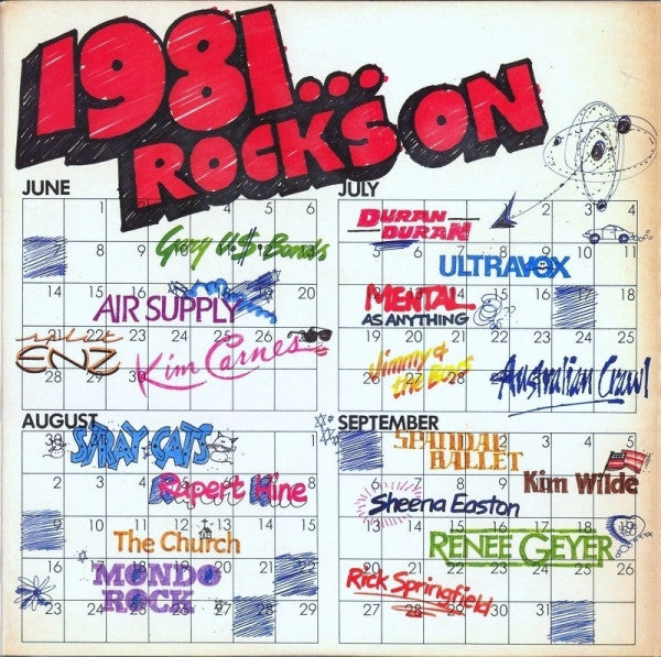 Various : 1981...Rocks On (LP, Comp)