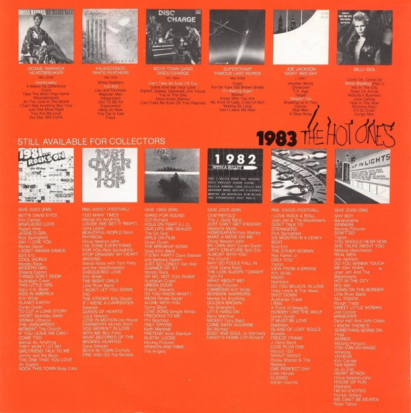 Various : 1983 The Hot Ones (LP, Comp)