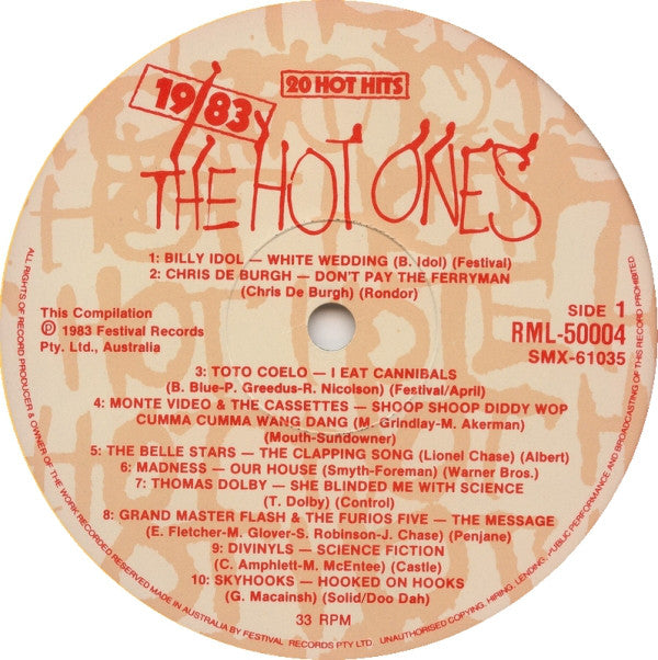 Various : 1983 The Hot Ones (LP, Comp)