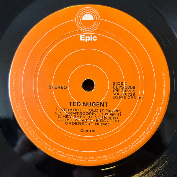 Ted Nugent : Ted Nugent (LP, Album)