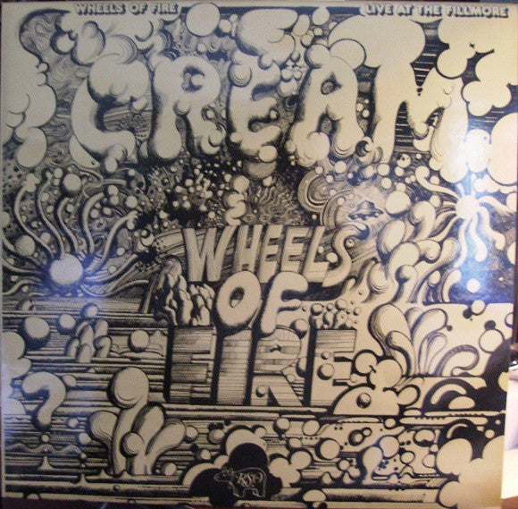 Cream (2) : Wheels Of Fire ... Live At The Fillmore ... (LP, Album, RE)