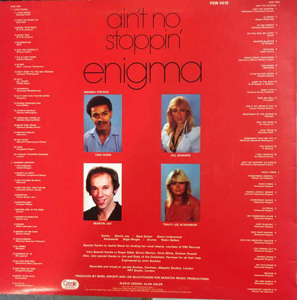 Enigma (2) : Ain't No Stoppin' (LP)