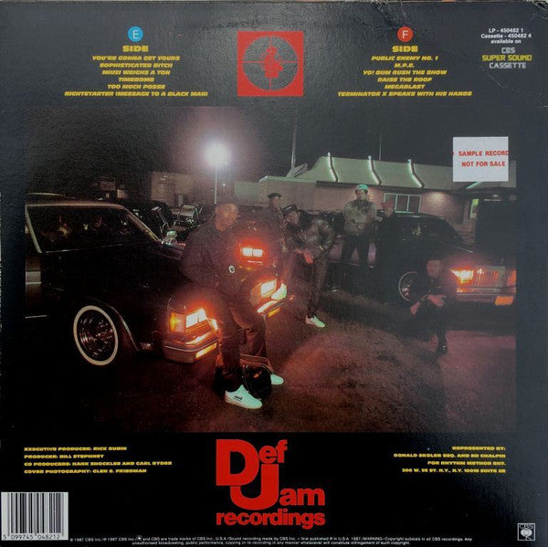 Public Enemy : Yo! Bum Rush The Show (LP, Album)