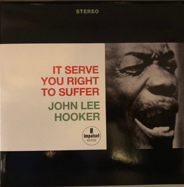 John Lee Hooker : It Serve You Right To Suffer (LP, RP, Gat)
