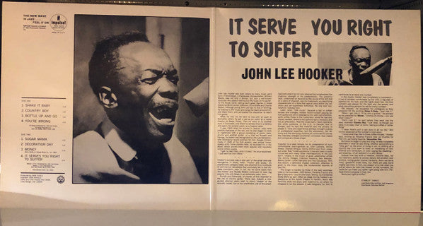 John Lee Hooker : It Serve You Right To Suffer (LP, RP, Gat)