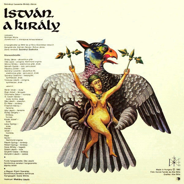 Levente Szörényi - János Bródy : István, A Király (Rockopera) (2xLP)