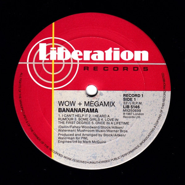 Bananarama : Wow! (LP, Album + 12", Single)