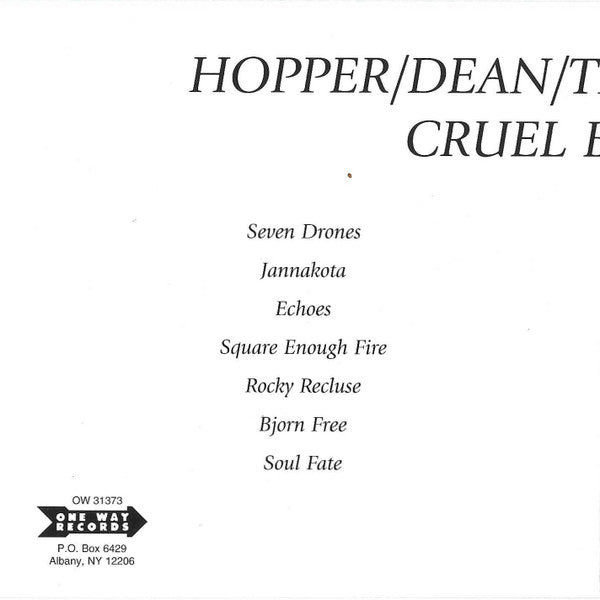Hugh Hopper / Elton Dean / Keith Tippett / Joe Gallivan : Cruel But Fair (CD, Album, RE)
