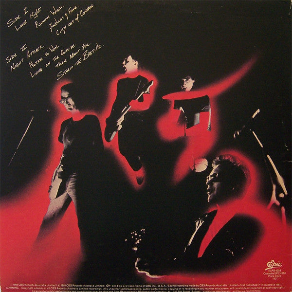 The Angels : Night Attack (LP, Album)