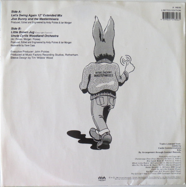 Jive Bunny And The Mastermixers : Let's Swing Again (12", Ltd)