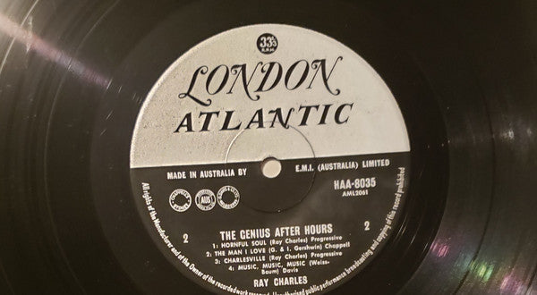 Ray Charles : The Genius After Hours (LP, Album, Mono)