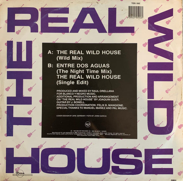 Raúl Orellana : The Real Wild House (12")