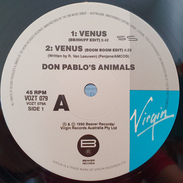 Don Pablo&#39;s Animals : Venus (12&quot;)