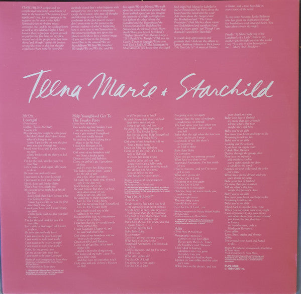 Teena Marie : Starchild (LP, Album, Promo)