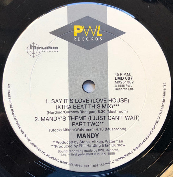 Mandy Smith : Victim Of Pleasure (12", Single)