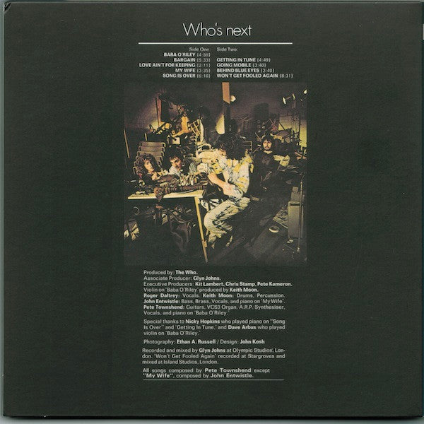 The Who : Who's Next (SACD, Album, Ltd, RE, SHM)
