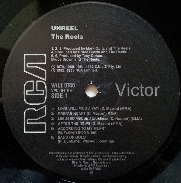 The Reels : Unreel (LP, Comp, RE)