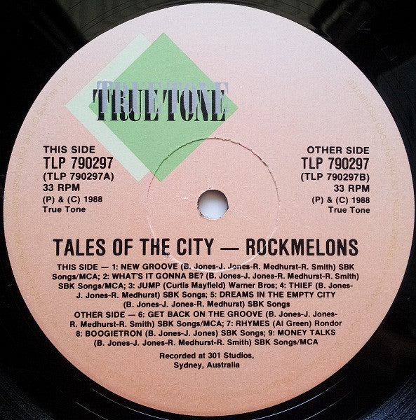 Rockmelons* : Tales Of The City (LP, Album, Roc)