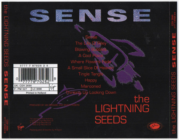 Lightning Seeds : Sense (CD, Album, RE)