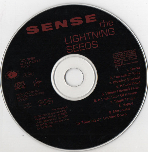 Lightning Seeds : Sense (CD, Album, RE)