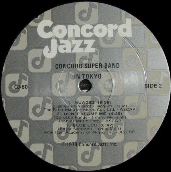 Concord Super Band : In Tokyo (2xLP, Album, Sil)