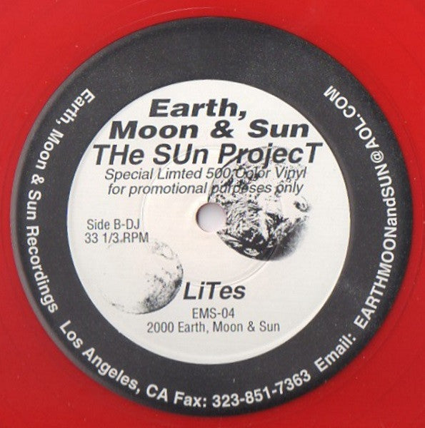 The Sun Project : Lites (12", Ltd, Promo, Red)