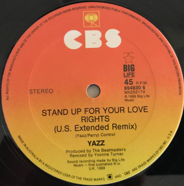 Yazz : Where Has All The Love Gone? (12")