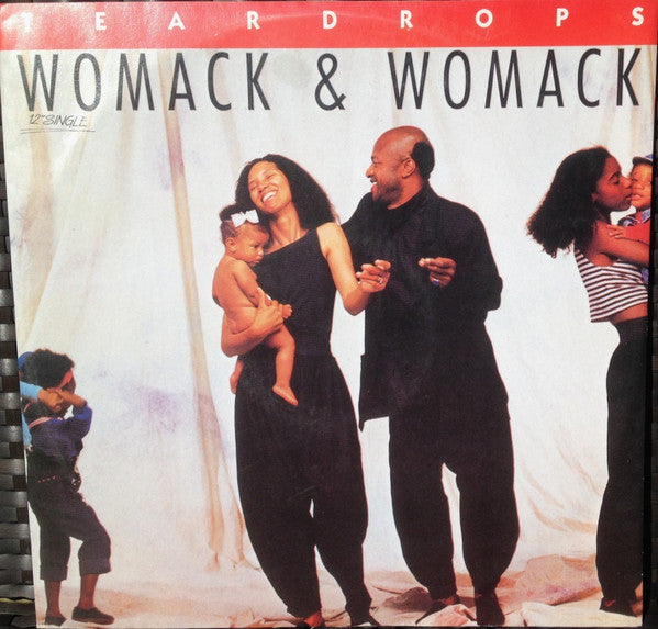 Womack & Womack : Teardrops (12", Single, Ltd)