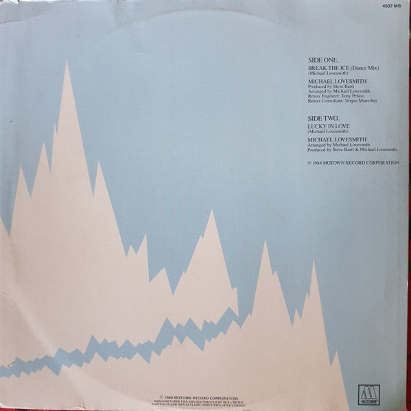 Michael Lovesmith : Break The Ice (12", Single)