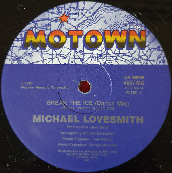 Michael Lovesmith : Break The Ice (12", Single)