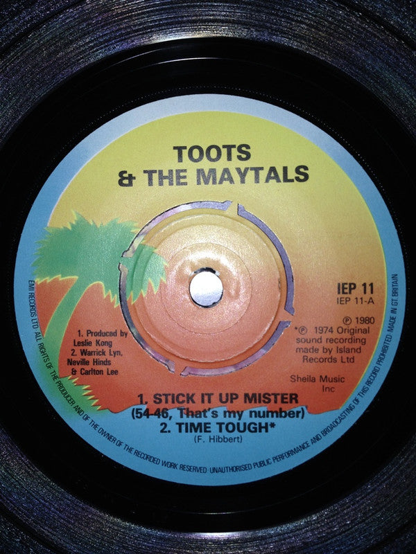 Toots & The Maytals : Toots & The Maytals E.P. (7", EP)