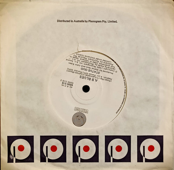 Status Quo : What You're Proposing (7", Single, Pho)
