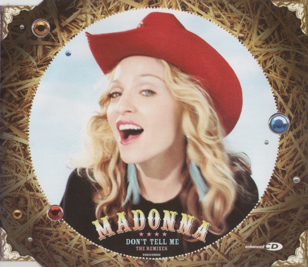 Madonna : Don&#39;t Tell Me (The Remixes) (CD, Maxi, Enh)