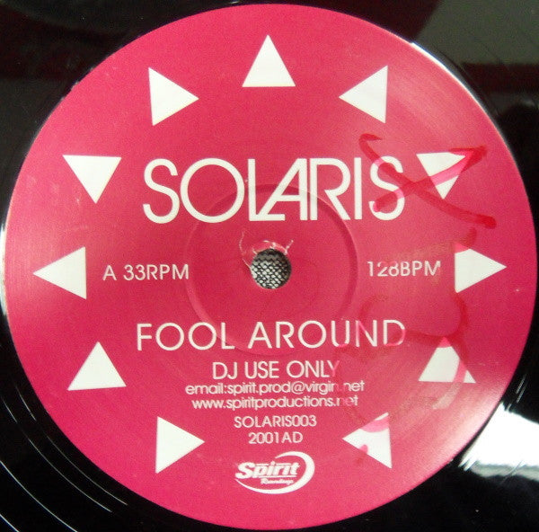 Solaris : Fool Around (12", Promo)