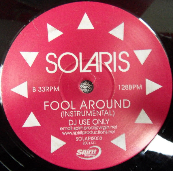 Solaris : Fool Around (12", Promo)