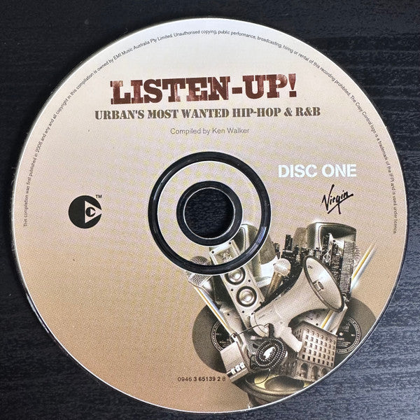 Various : Listen-Up! Urban's Most Wanted Hip-Hop & R&B (2xCD, Album, Comp, Copy Prot.)