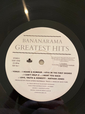 Bananarama : The Greatest Hits Collection (LP, Comp)
