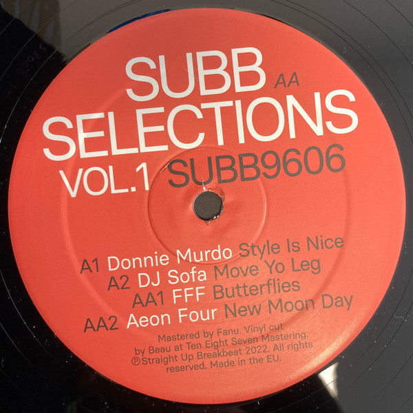 Various : Subb Selections Vol.1 (12", EP)